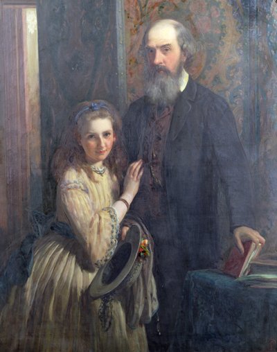 Sir William FitzHerbert with His Daughter, Ida, 1862 by James Sant